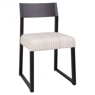 MJ-1035W Beechwood Commercial Hospitality Restaurant Custom Upholstered Side chair